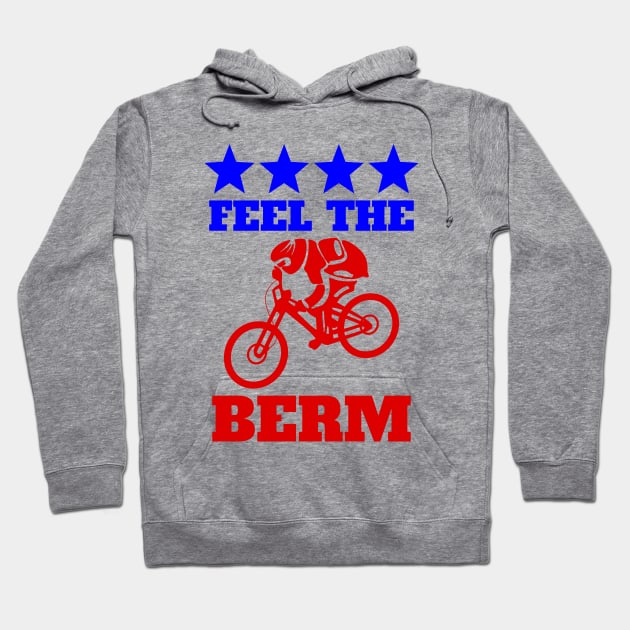 Bernie Sander Mountain Bike Hoodie by mailboxdisco